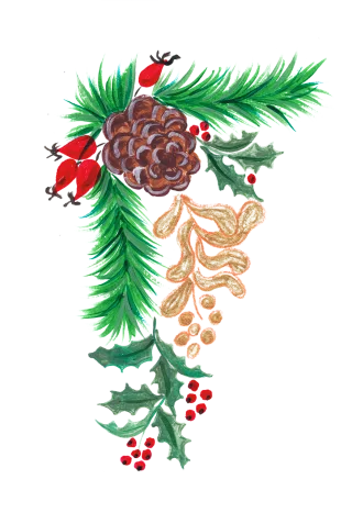 Christmas Design Wreath Stickdatei