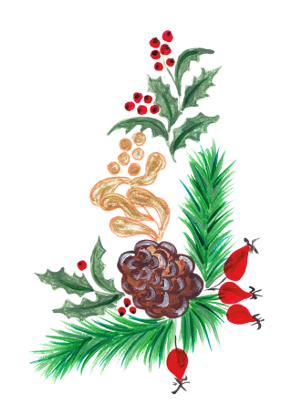 Christmas Design Wreath Stickdatei