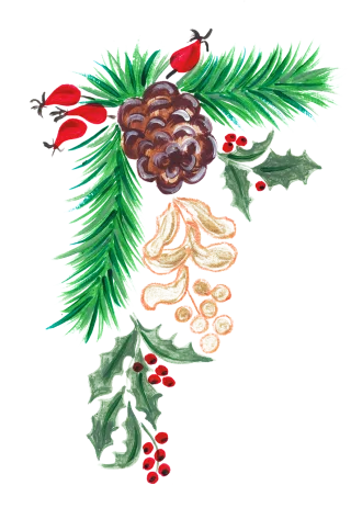Christmas Design Wreath Stickdatei