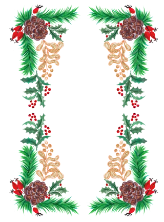 Christmas Design Wreath Stickdatei
