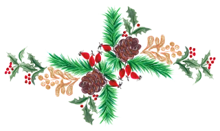 Christmas Design Wreath Stickdatei