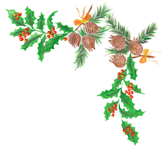 Christmas Design Cones Stickdatei
