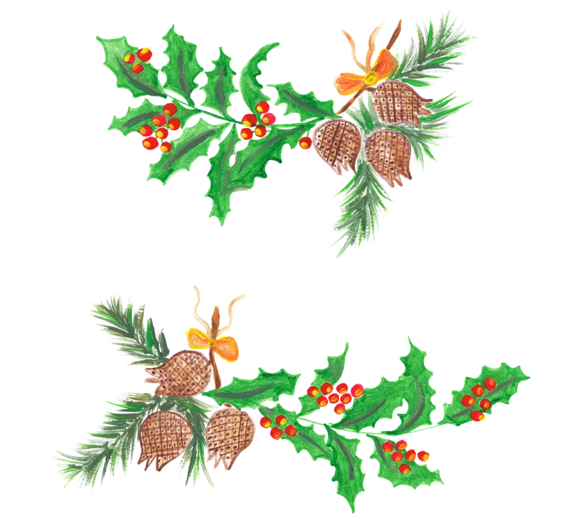 Christmas Design Wreath Stickdatei – Weihnachten