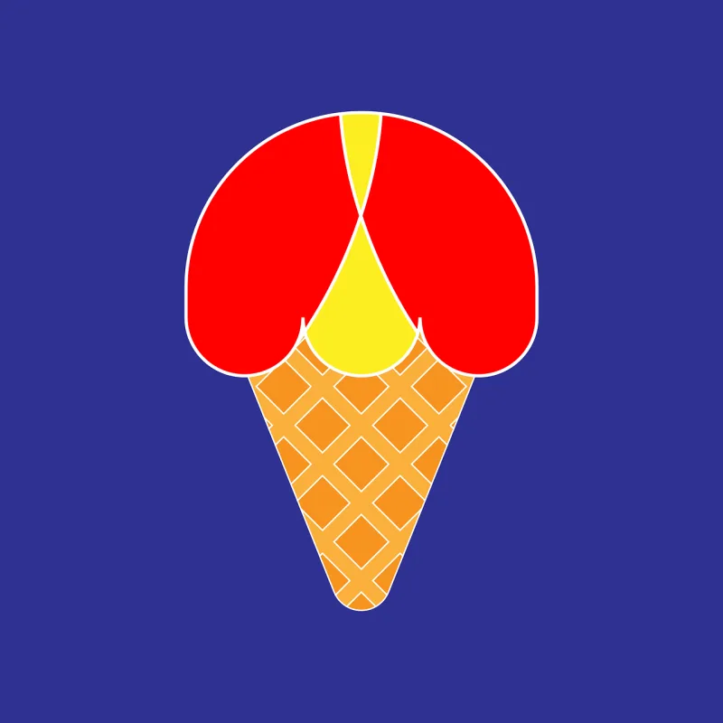 Ice cream Beautiful wallpaper Dessert Stickdatei – Essen & Trinken
