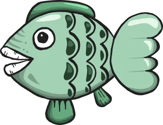 Fish Animal Drawing Stickdatei