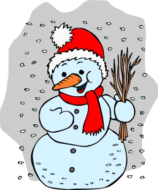 Snowman Snow Christmas Stickdatei