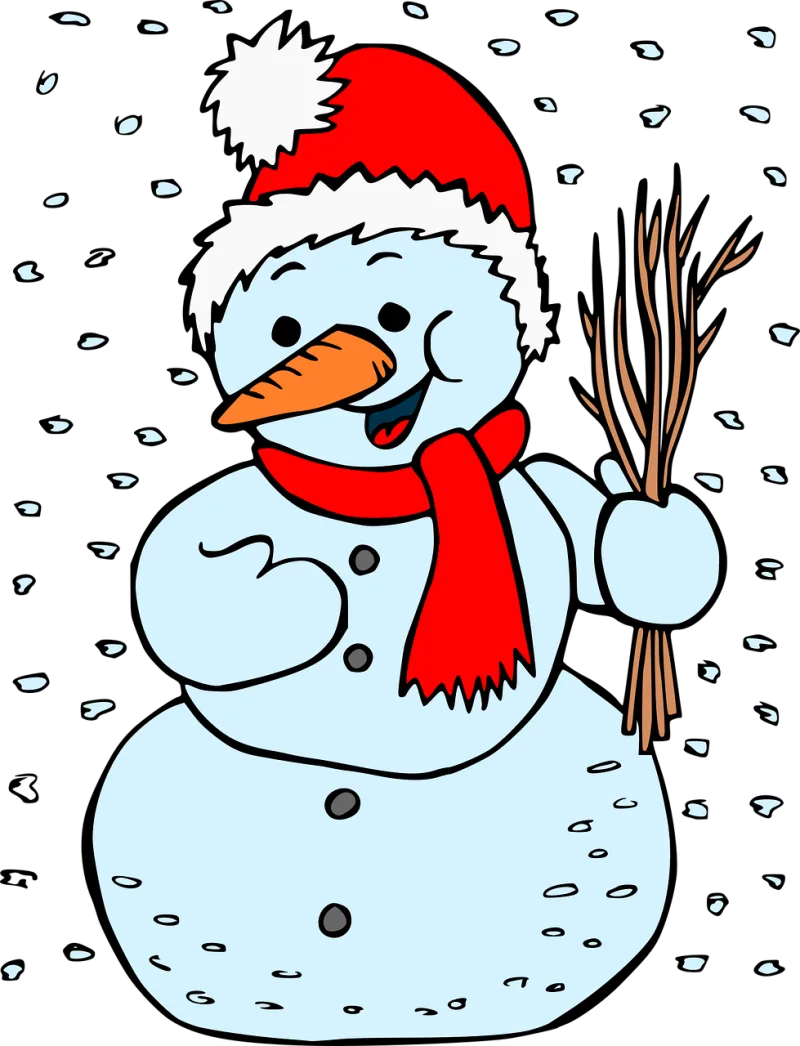 Snowman Snow Christmas Stickdatei – Weihnachten
