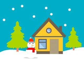 Christmas Holiday House Stickdatei