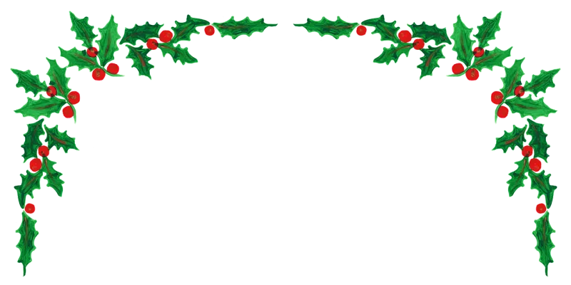 Christmas Holly Decorative Stickdatei – Weihnachten