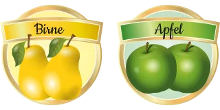 Label Sticker Jam Stickdatei