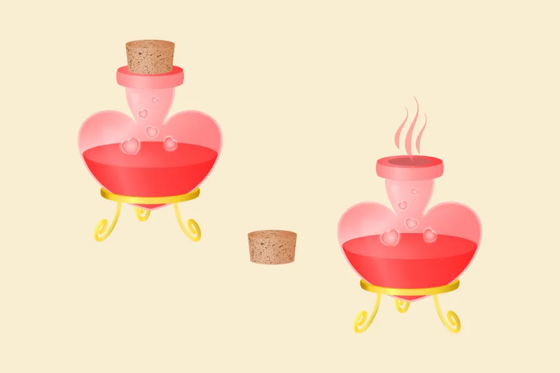 Potion Love Heart Stickdatei – Herzen & Liebe