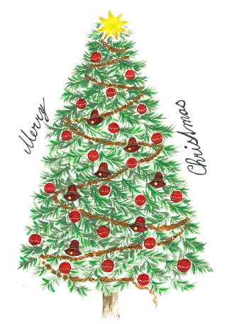 Christmas tree Christmas Ornament Stickdatei
