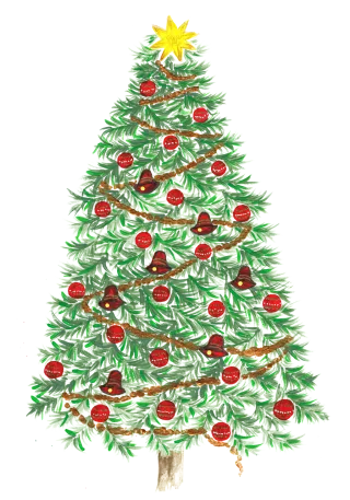 Christmas tree Christmas Ornament Stickdatei