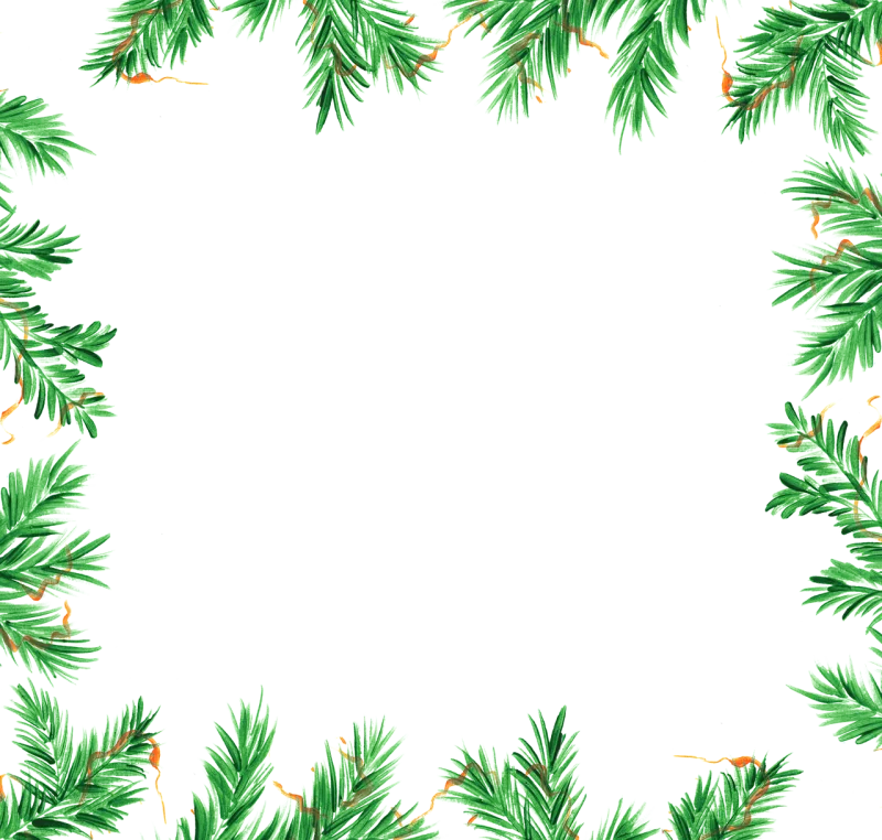 Needles Conifer Tree Stickdatei – Weihnachten