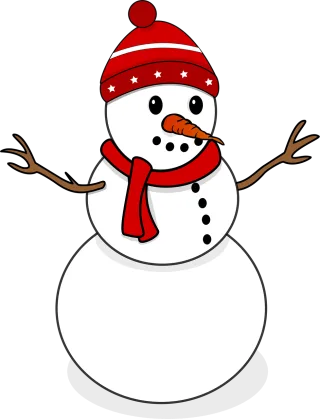 Snowman Snow Christmas Stickdatei
