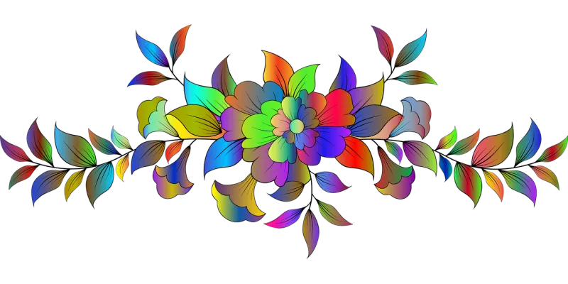 Floral Flowers Decorative Stickdatei – Blumen