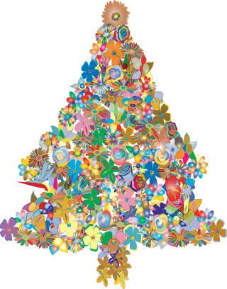 Christmas tree Nature Christmas Stickdatei