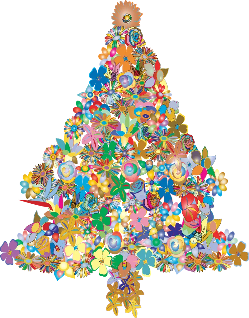 Christmas tree Nature Christmas Stickdatei – Weihnachten