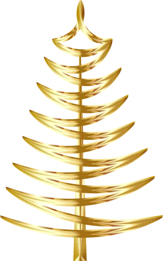 Christmas tree Christmas Gold Stickdatei