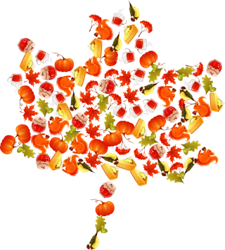 Maple leaf Autumn Fall Stickdatei