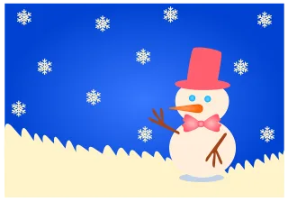 Snowman Winter Christmas Stickdatei