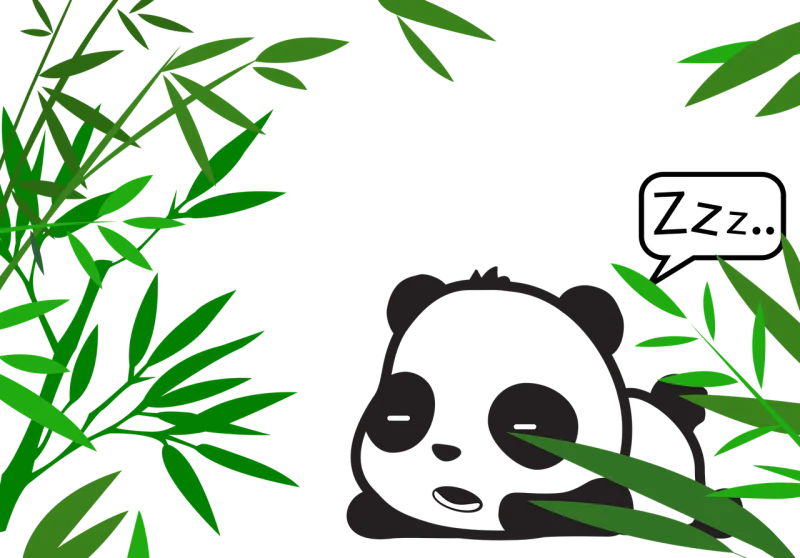 Panda Bamboo Bear Stickdatei – Tiere