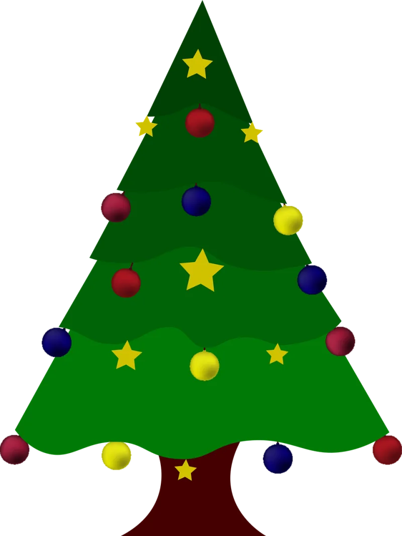 Tree Christmas Stars Stickdatei – Weihnachten