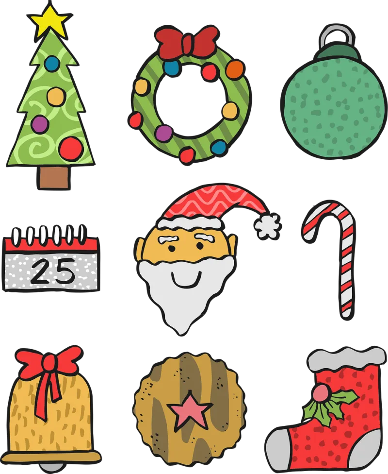 Christmas Advent Decoration Stickdatei – Weihnachten
