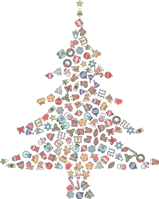 Christmas tree Christmas Holidays Stickdatei