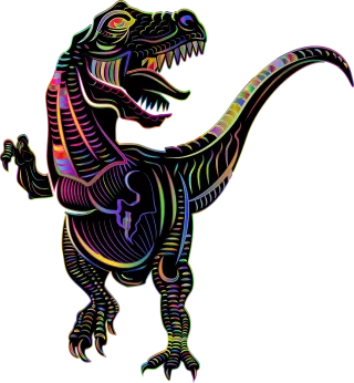 Tyrannosaurus rex Dinosaur T-rex Stickdatei