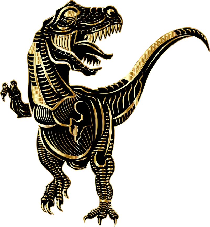 Tyrannosaurus rex Dinosaur Nature Stickdatei – Kinder