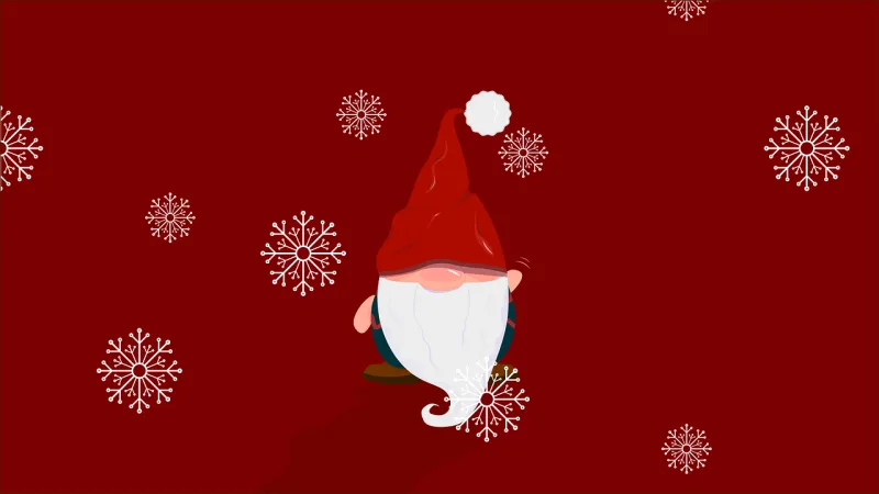 Santa Elf Snowflakes Stickdatei – Weihnachten