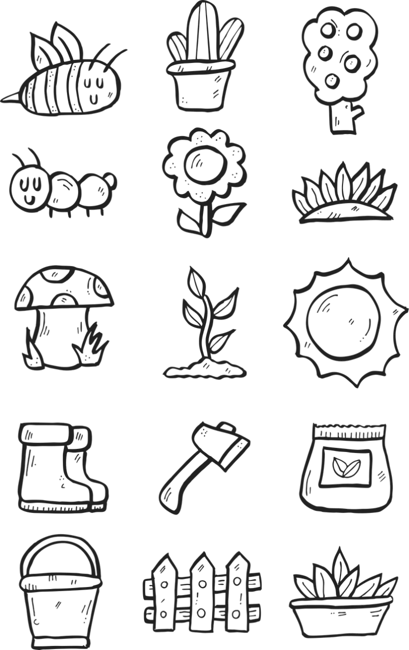 Icon Drawing Line art Stickdatei – Natur