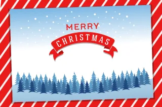 Merry Holiday Christmas Stickdatei