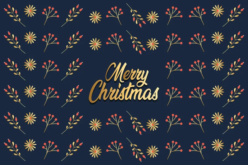 Merry Holiday Christmas Stickdatei – Weihnachten