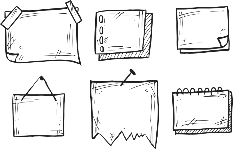 Icon Drawing List Stickdatei – Musik