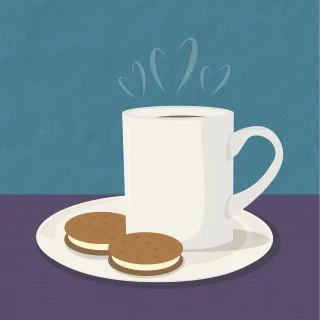 Coffee Cookies Caffeine Stickdatei