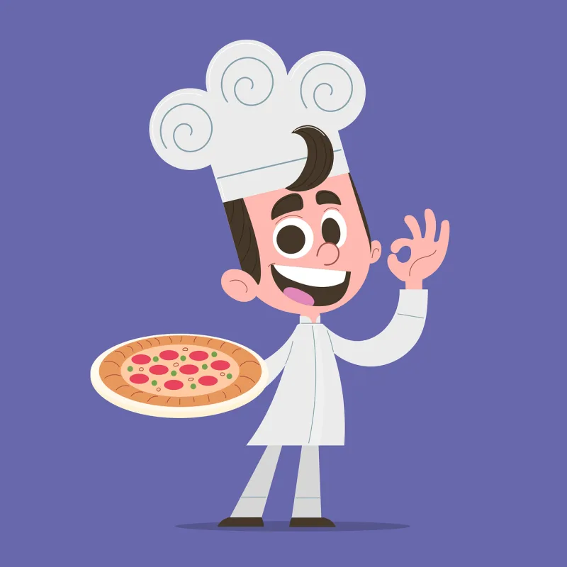 Pizza Chef Clip art Stickdatei – Essen & Trinken