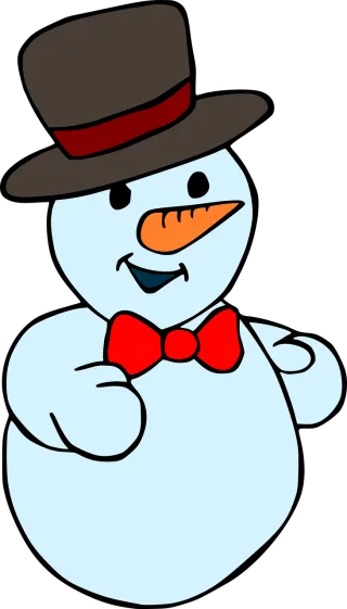 Snowman Snow Winter Stickdatei