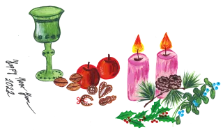Celebration New year Christmas Stickdatei