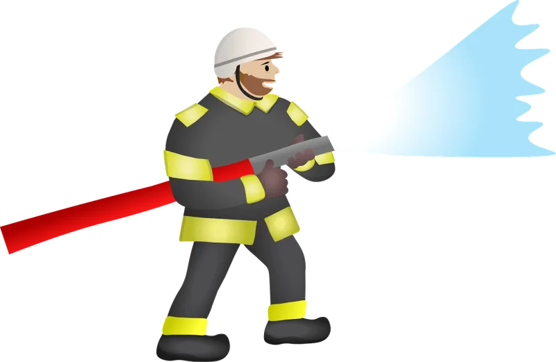 Firefighter Fire fighters Man Stickdatei – Fahrzeuge