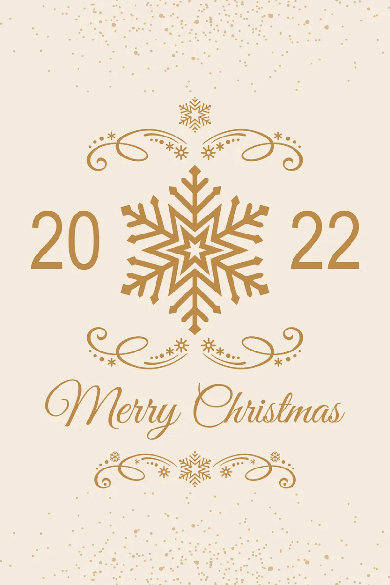 Merry christmas Christmas 2022 Stickdatei – Weihnachten
