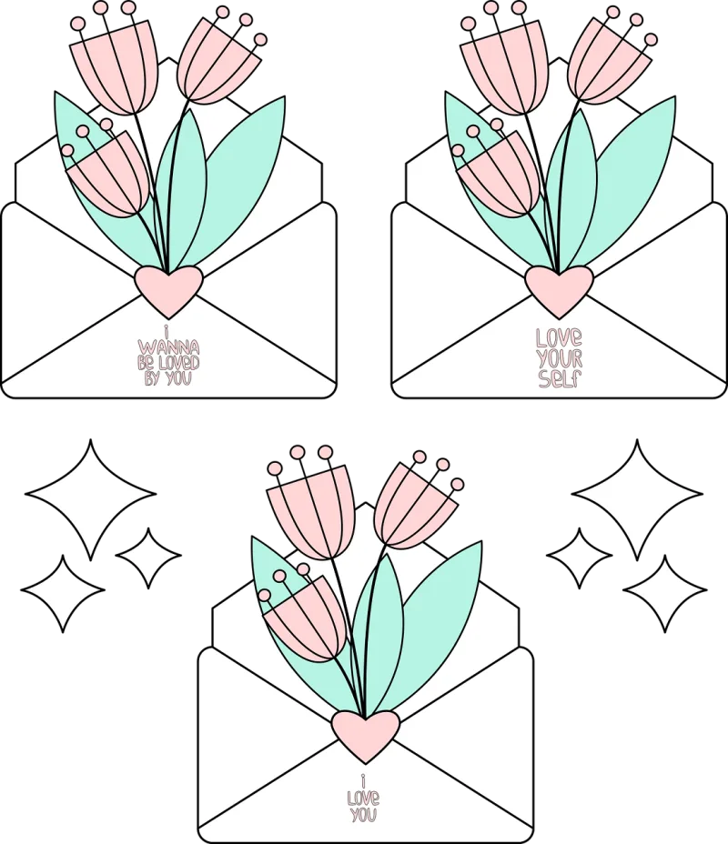 Sticker Emblem Beautiful flowers Stickdatei – Weihnachten