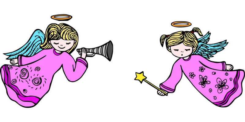 Angel Christmas Wings Stickdatei – Weihnachten