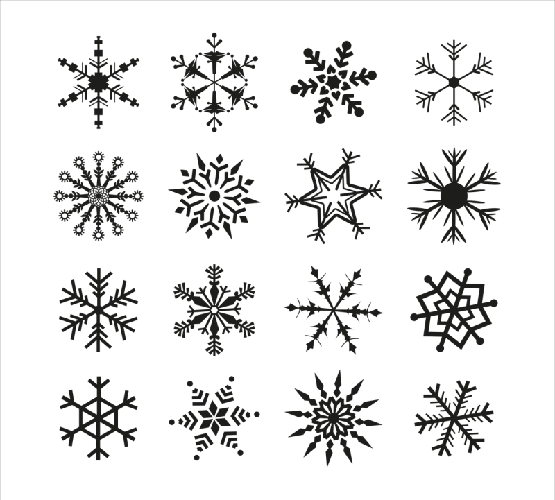 Snowflake Christmas Pattern Stickdatei – Weihnachten