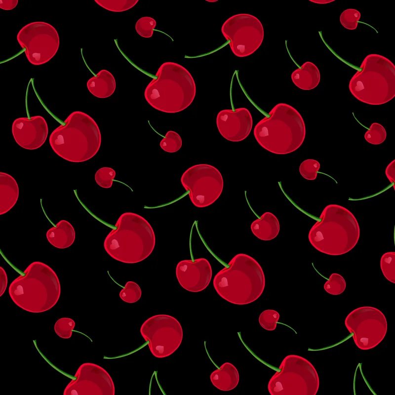 Cherries Berries Fruit Stickdatei – Essen & Trinken