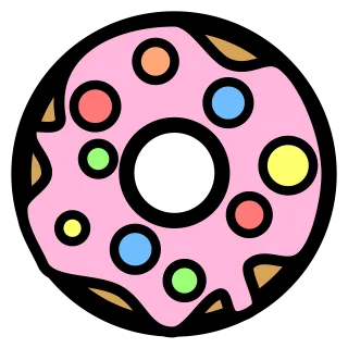 Donut Doughnut Clip art Stickdatei
