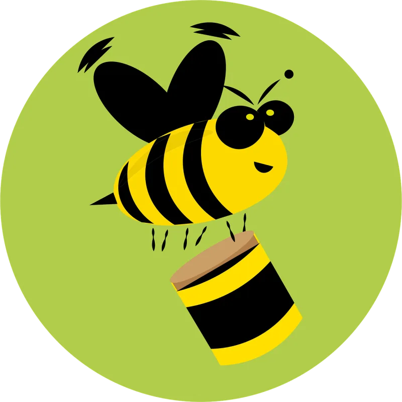 Insect Bee Honey Stickdatei – Tiere