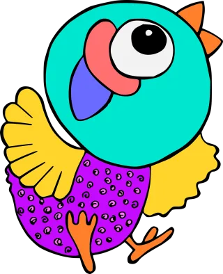 Bird Chicken Poultry Stickdatei