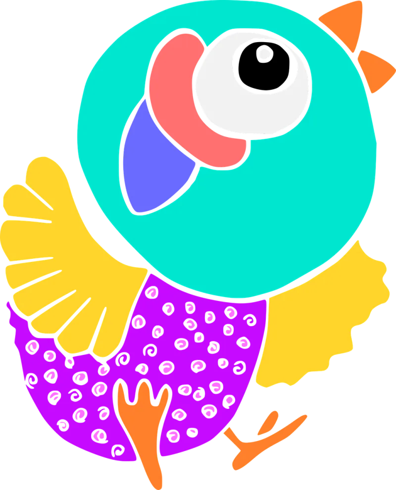Bird Poultry Pup Stickdatei – Tiere